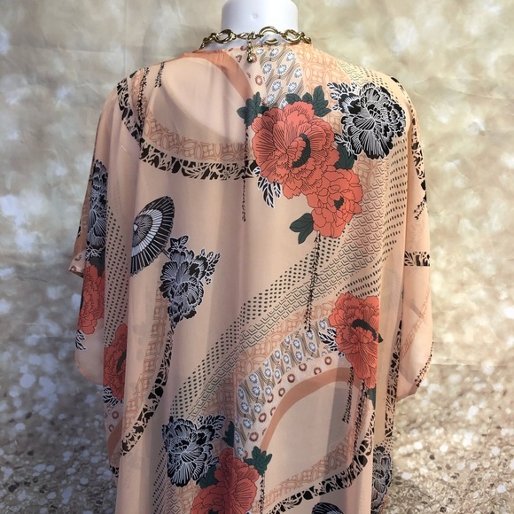 Women Daniel Rainn kimono/duster OS - Picture 3 of 7